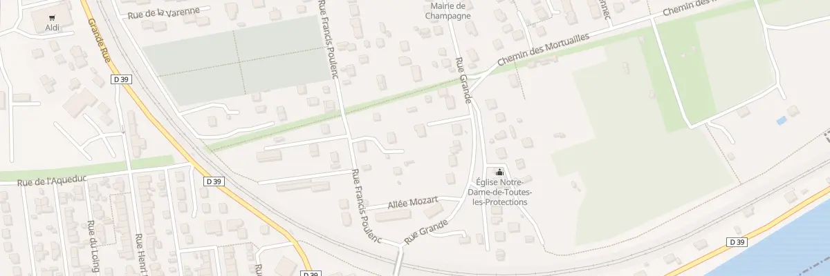 Plan du 170 Rue Grande à Champagne-sur-Seine