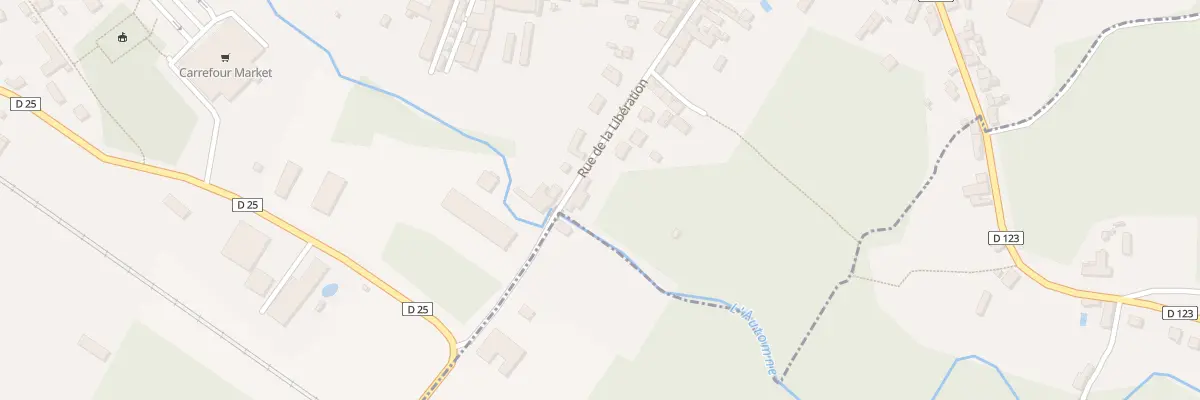 Plan du 176 Rue de la Libération à Béthisy-Saint-Pierre