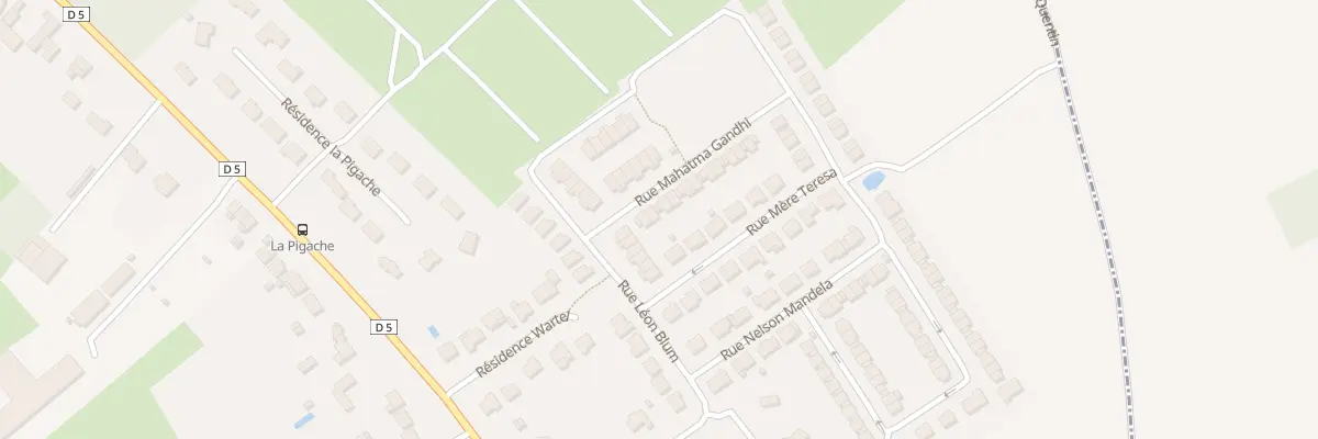 Plan du 40 Rue Mahatma Gandhi à Beaurains
