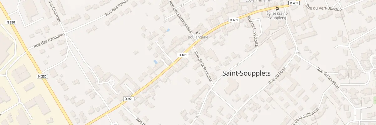 Plan du 55 Rue du Général Maunoury à Saint-Soupplets