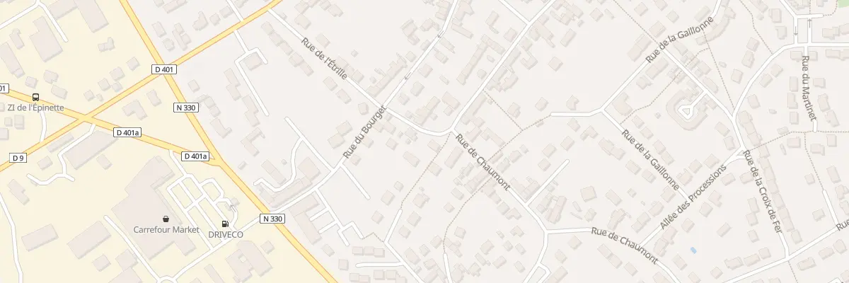 Plan du 6B Rue de l’Echelette à Saint-Soupplets