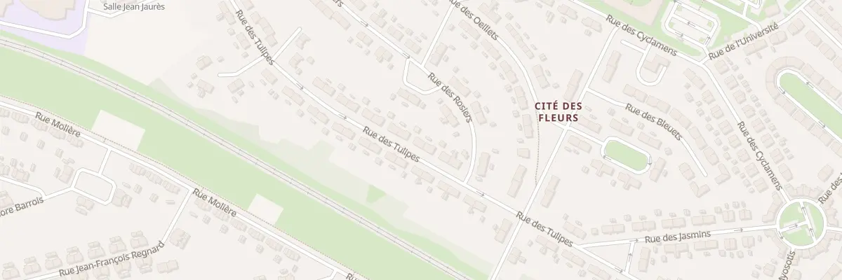 Plan du 48 Rue des Tulipes à Lens