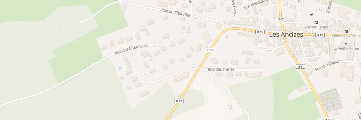 Plan du 9014 Rue des Charmilles aux Ancizes-Comps