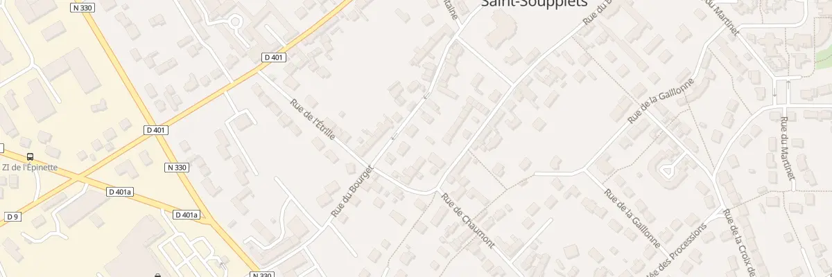Plan du 21 Rue du Bourget à Saint-Soupplets