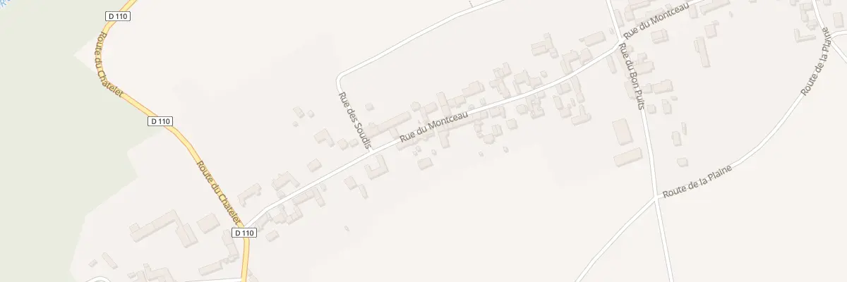 Plan du 18 Rue du Montceau à Féricy