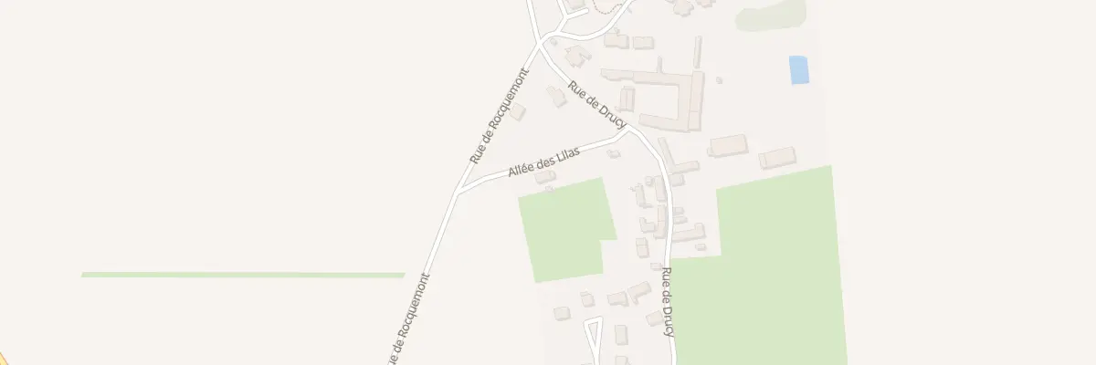 Plan du 23B Rue de Drucy à Trumilly