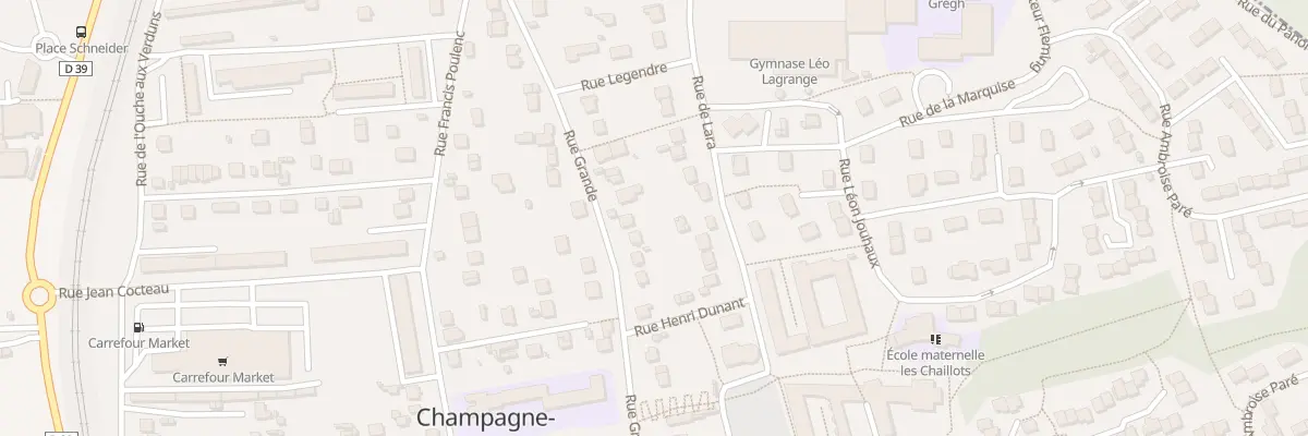 Plan du 131 Rue Grande à Champagne-sur-Seine