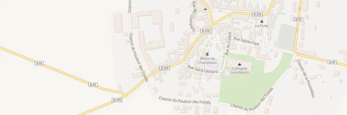 Plan du 2B Rue de la Libération à Champeaux