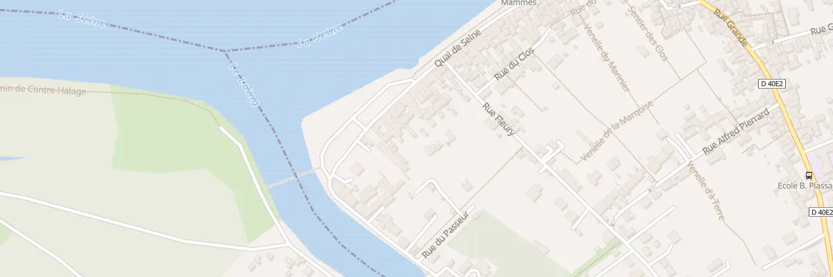 Plan du 54 Quai de Seine à Saint-Mammès
