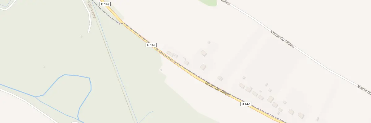 Plan du 28B Rte de Villers à Giraumont