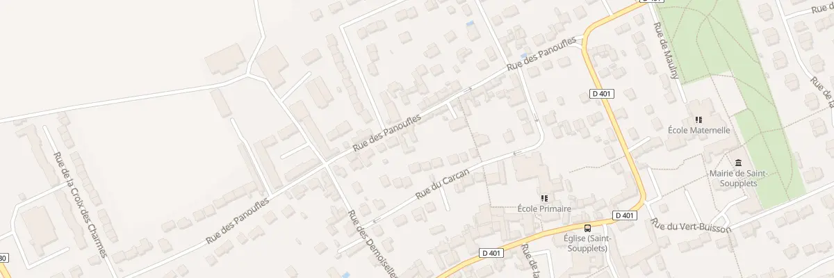 Plan du 27 Rue des Panoufles à Saint-Soupplets