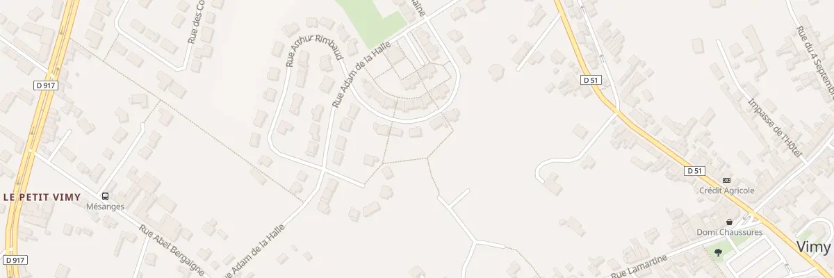 Plan du 17 Rue Maxence Van Der Meersch à Vimy