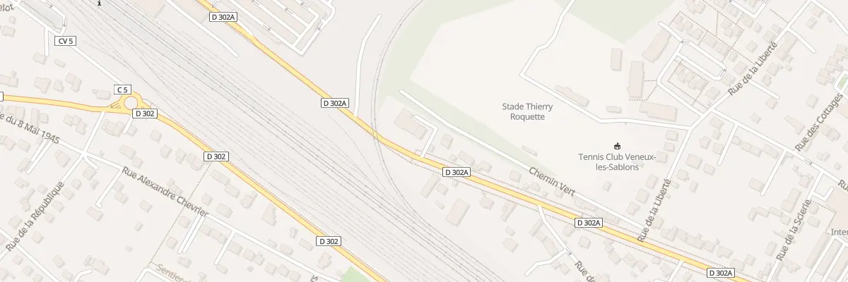 Plan du 50 Av de la Gare à Moret-Loing-et-Orvanne