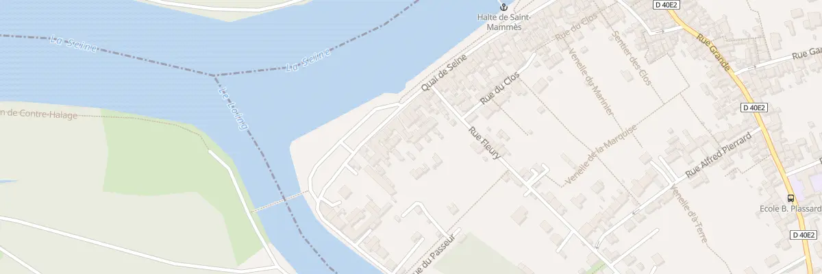 Plan du 47 Quai de Seine à Saint-Mammès