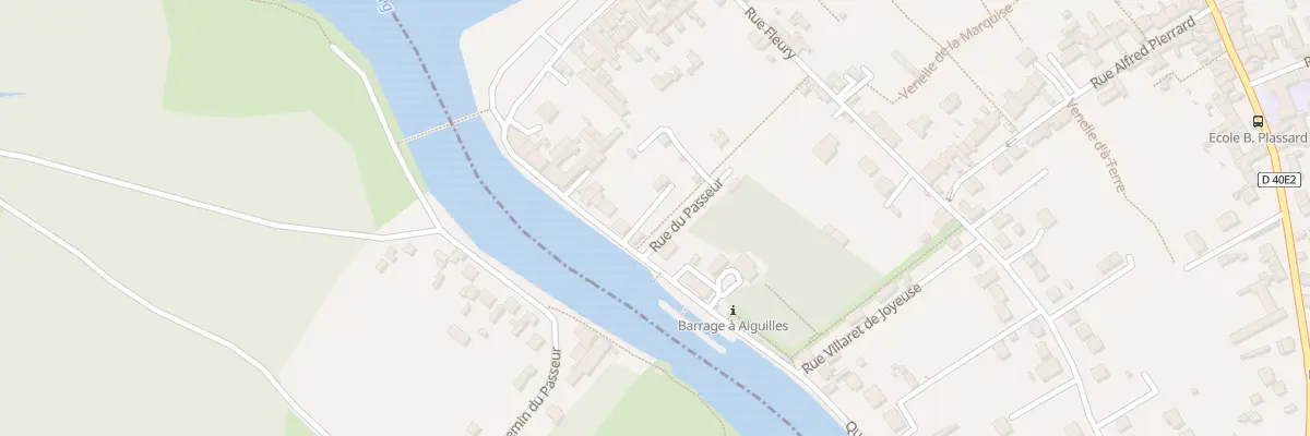Plan du 9B Quai du Loing à Saint-Mammès