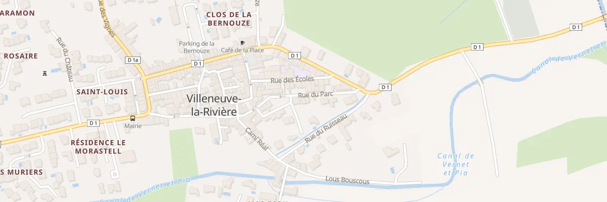 Plan du 18B Rue du Parc à Villeneuve-la-Rivière