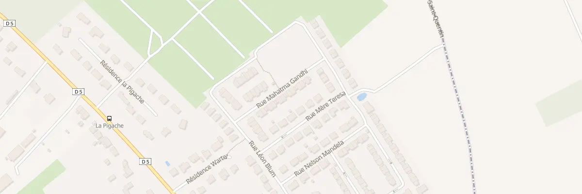Plan du 88 Rue Mahatma Gandhi à Beaurains