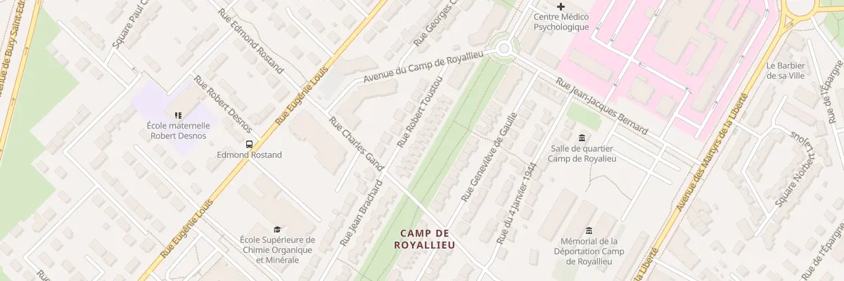Plan du 15 Rue Robert Toustou à Compiègne