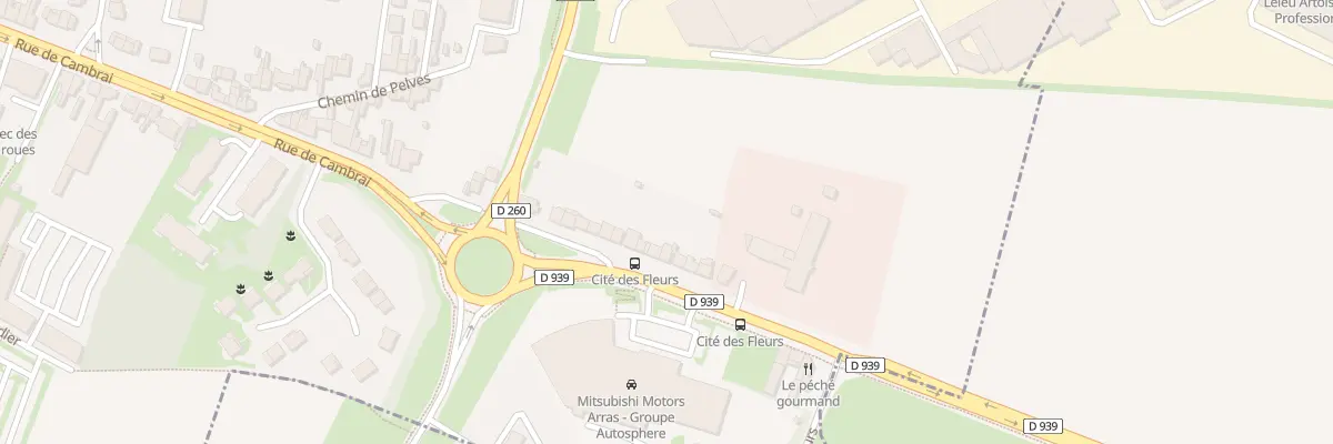 Plan du 263 Rue de Cambrai à Arras