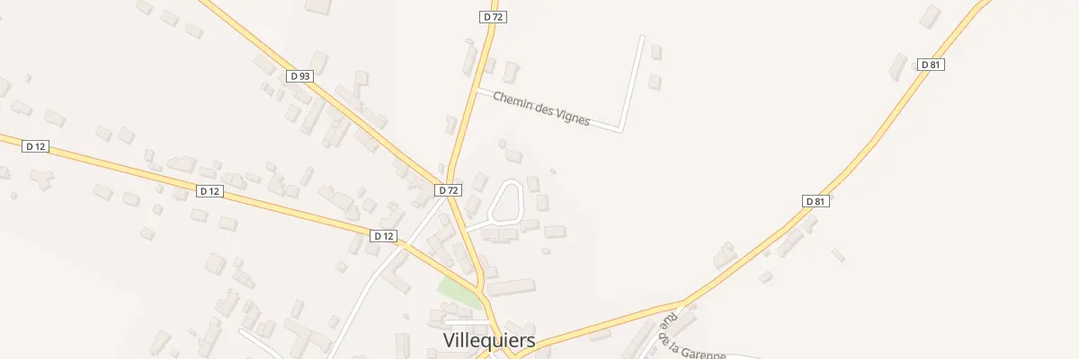 Plan du 12 Rue des Hauts de Ste Catherine à Villequiers