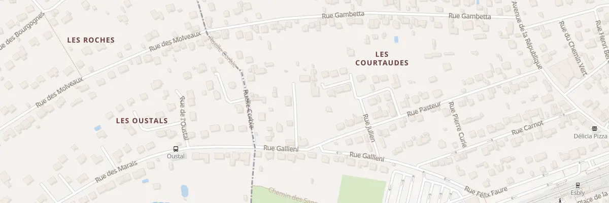 Plan du 30T Rue Galliéni à Esbly