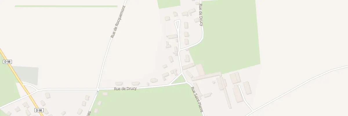 Plan du 275 Rue de Drucy à Trumilly