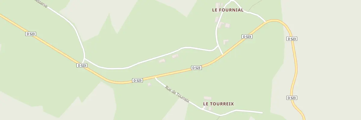 Plan du 5140 Le Tourreix à Sauret-Besserve