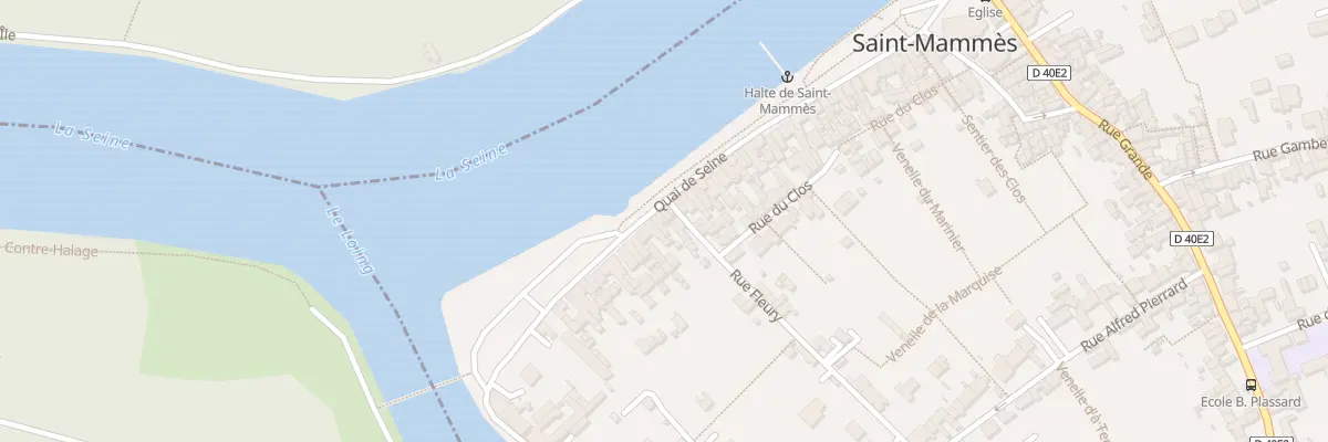 Plan du 39 Quai de Seine à Saint-Mammès