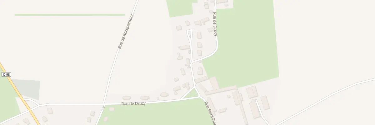 Plan du 13 Rue de Drucy à Trumilly