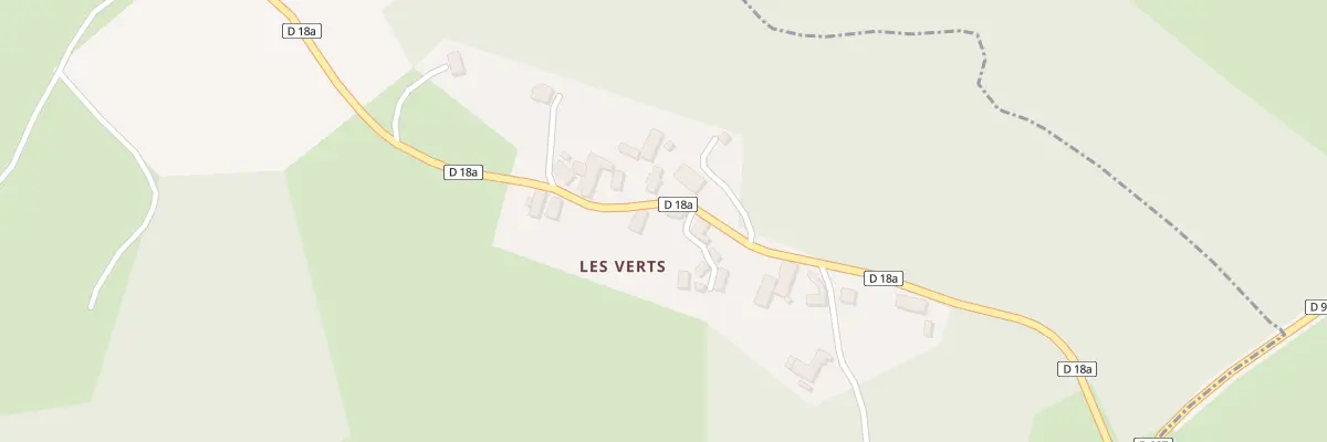 Plan du 5105 Les Verts à Gouttières