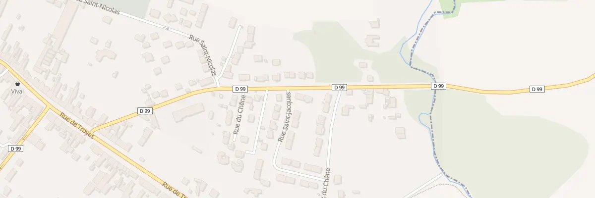 Plan du 24 Rue du Chêne à Guignes