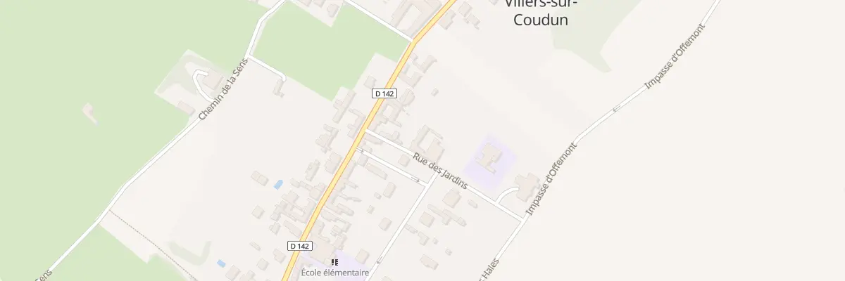 Plan du 20 Rue des Jardins à Villers-sur-Coudun