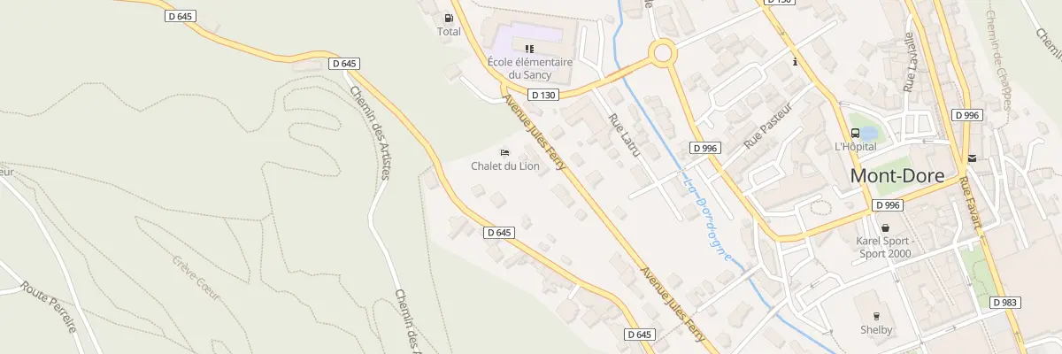 Plan du 27 Av Jules Ferry à Mont-Dore