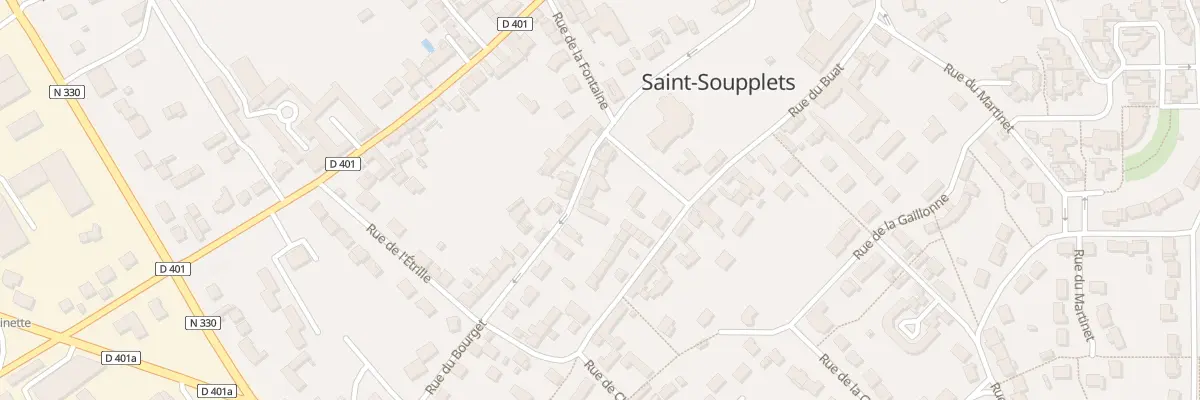 Plan du 13 Rue du Bourget à Saint-Soupplets