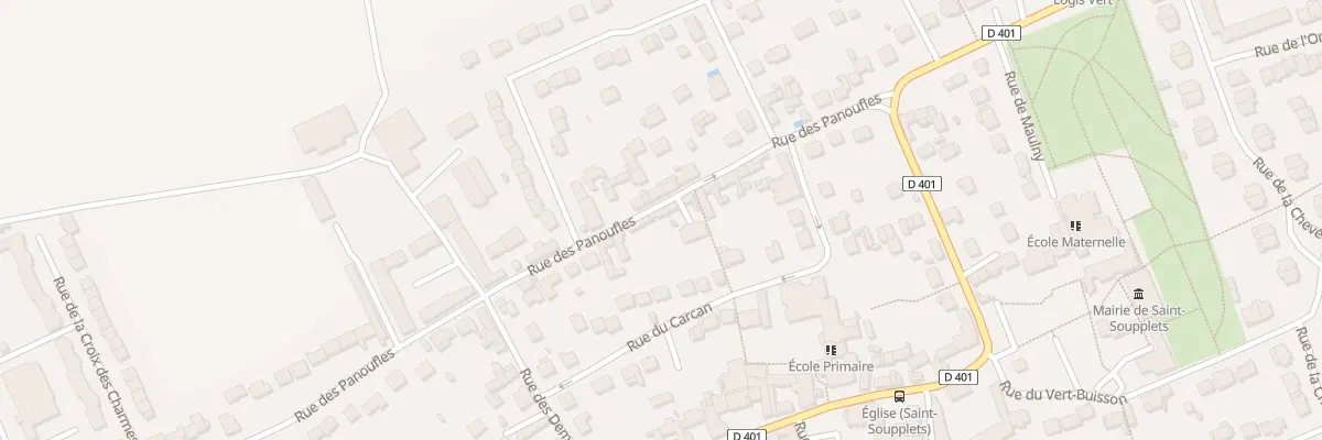 Plan du 23 Rue des Panoufles à Saint-Soupplets