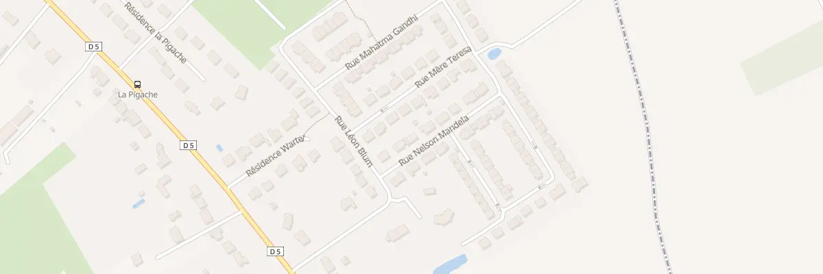 Plan du 6 Rue Nelson Mandela à Beaurains