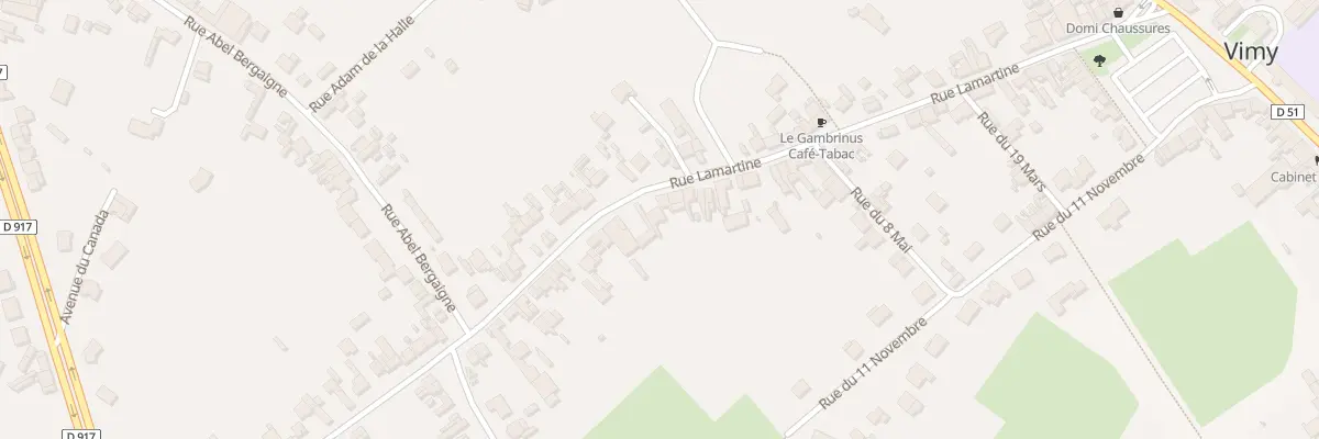 Plan du 36 Rue Lamartine à Vimy