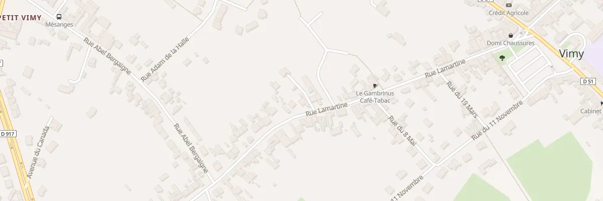 Plan du 47 Rue Lamartine à Vimy