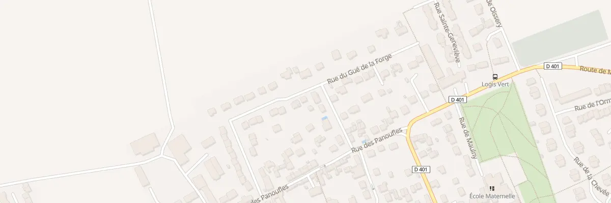 Plan du 3 Rue du Pommier Rouge à Saint-Soupplets