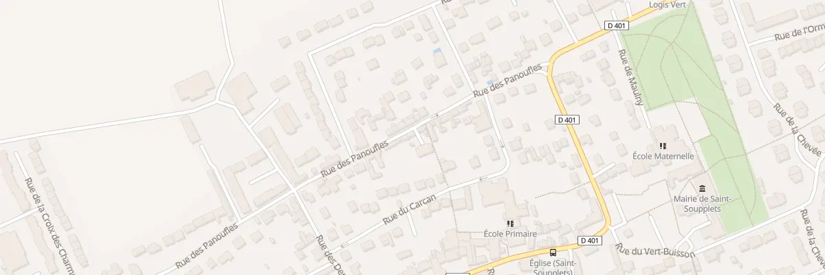 Plan du 21 Rue des Panoufles à Saint-Soupplets