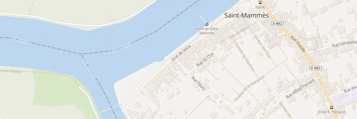 Plan du 36 Quai de Seine à Saint-Mammès