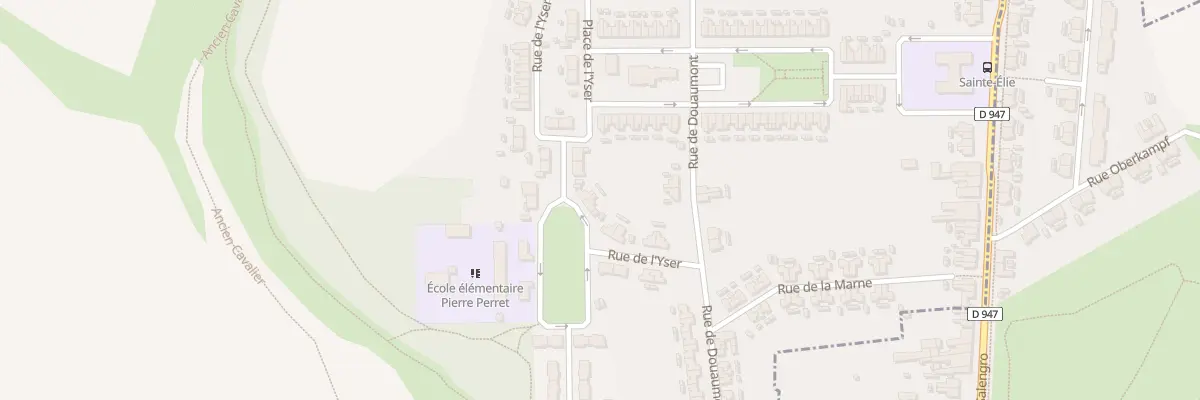 Plan du 10 Rue de l’Yser à Haisnes