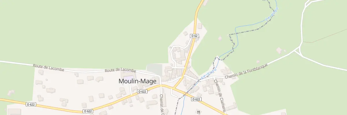 Plan du 5018 Le Bourg à Murat-sur-Vèbre