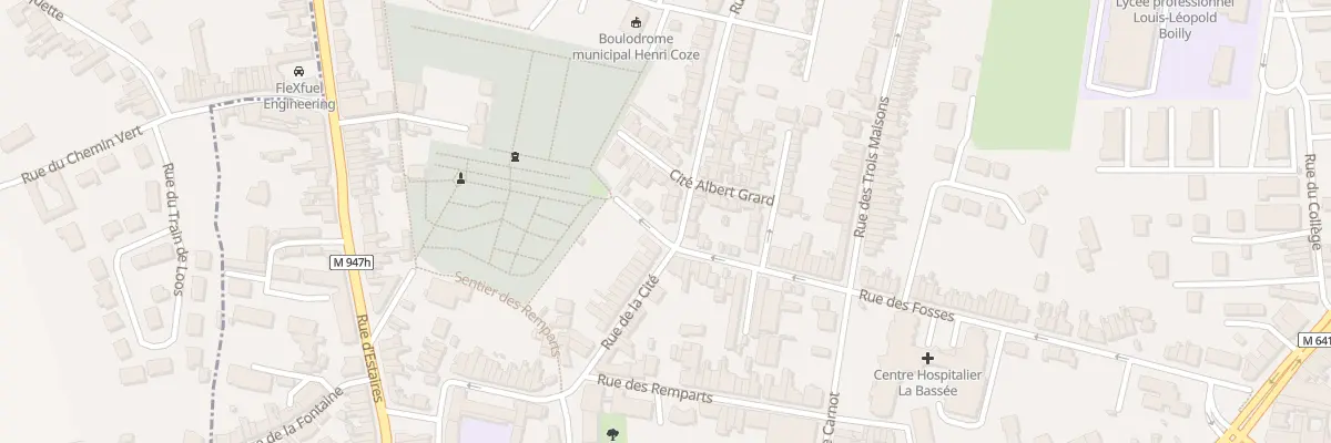 Plan du 1 Rue de Tours à La Bassée