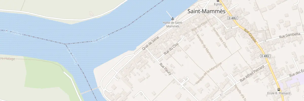 Plan du 35 Quai de Seine à Saint-Mammès