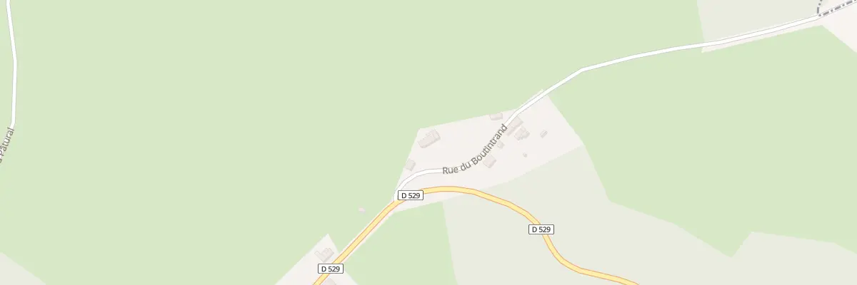 Plan du 65 Rue du Boutintrand à Youx