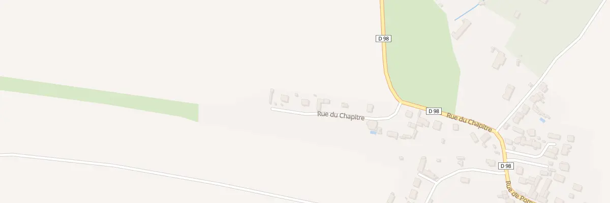 Plan du 2 Rue du Chapitre à Auger-Saint-Vincent