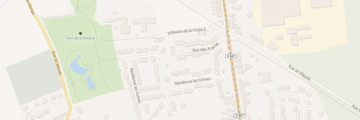 Plan du 13 Rue des Acacias à Haisnes
