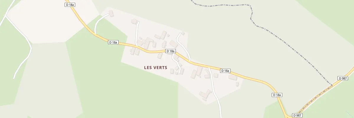 Plan du 5107 Les Verts à Gouttières