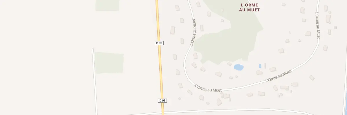 Plan du 5389 L’Orme au Muet à Montcresson